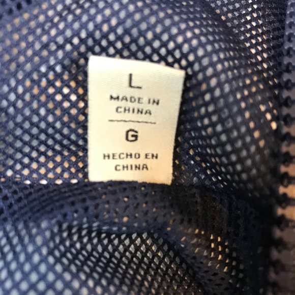 Levi's Kids Navy Blue Retro Rain Slicker Hooded Jacket Size Large LW8RN671 - Picture 6 of 12